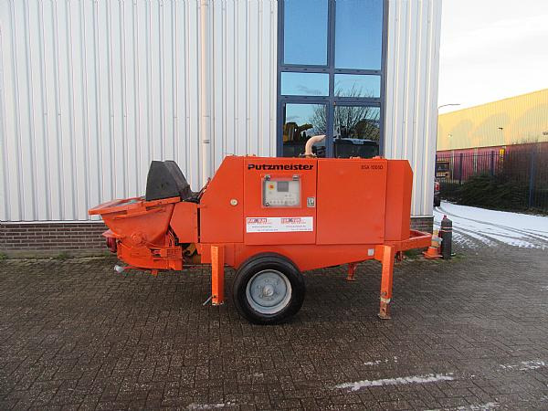 2014 PUTZMEISTER BSA1005 DC trailer mounted. - Бетононасос стационарный: фото 1 2014 PUTZMEISTER BSA1005 DC trailer mounted. - Бетононасос стационарный: фото 1