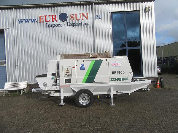 2014 SCHWING BP 1800 D -129 KW static pump - Бетононасос стационарный: фото 1 2014 SCHWING BP 1800 D -129 KW static pump - Бетононасос стационарный: фото 1