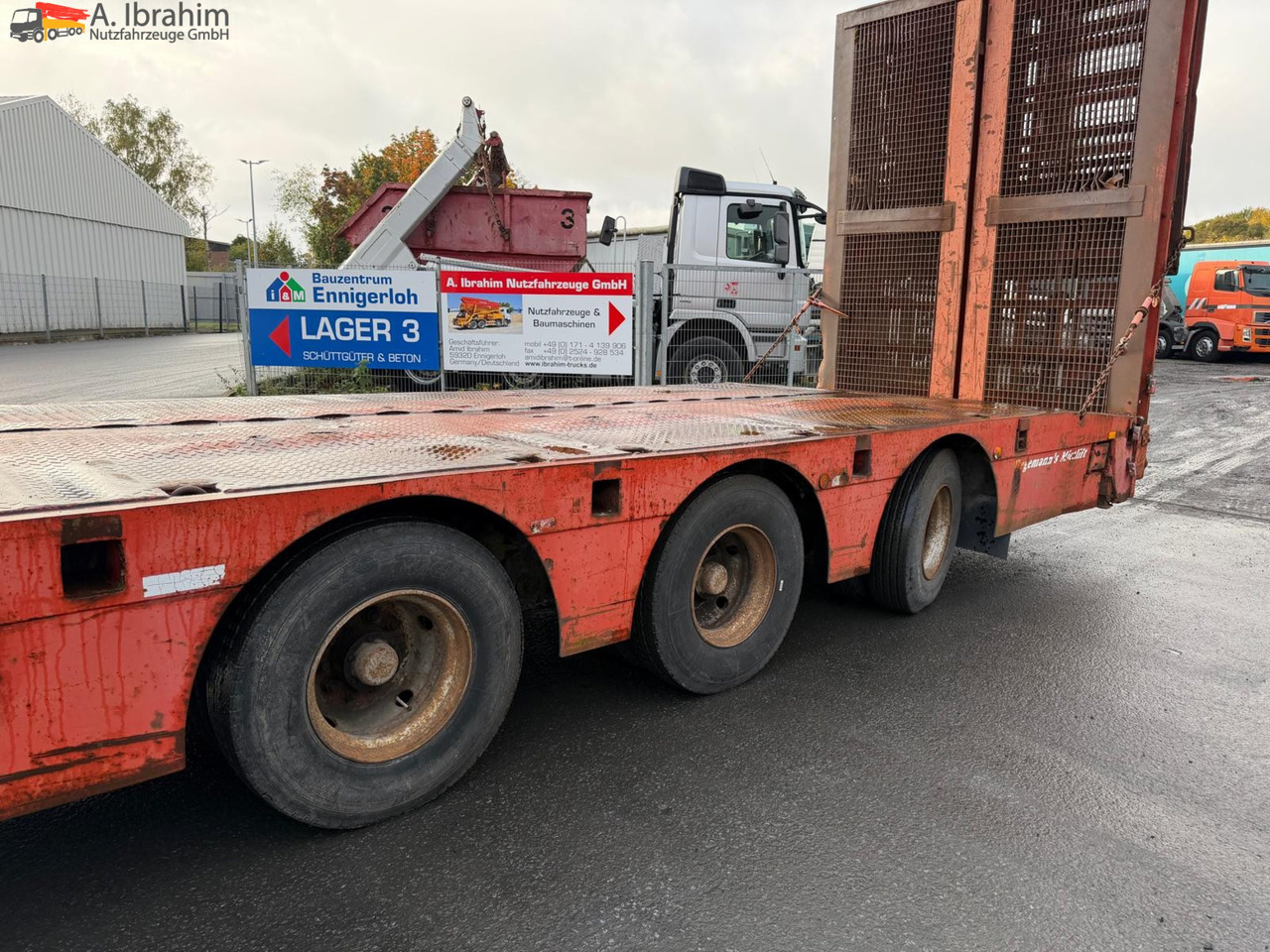 Nooteboom OSD-48-03 V/L ausziehbar | 1 x Lenkachse | Rampen - Низкорамный полуприцеп: фото 3 Nooteboom OSD-48-03 V/L ausziehbar | 1 x Lenkachse | Rampen - Низкорамный полуприцеп: фото 3