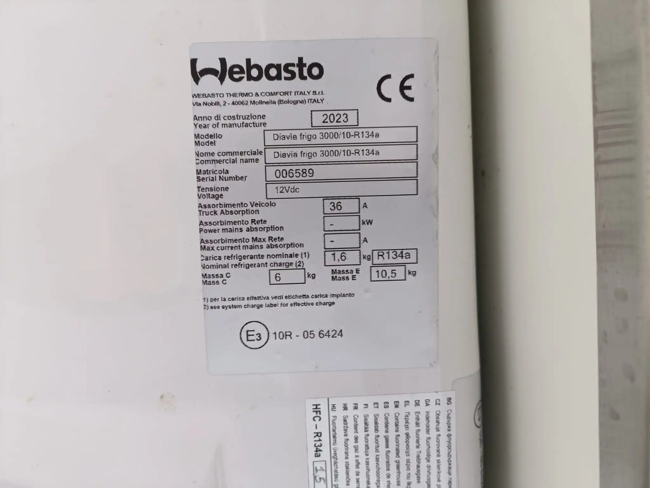 Фургон-рефрижератор IVECO DAILY 35C21 A8 FRIGO FRCX 3.0: фото 12