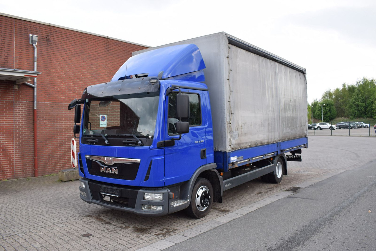 MAN TGL 8.180 Pritsche Schiebeplane Klima 3-Sitzer - Тентованный фургон: фото 1 MAN TGL 8.180 Pritsche Schiebeplane Klima 3-Sitzer - Тентованный фургон: фото 1