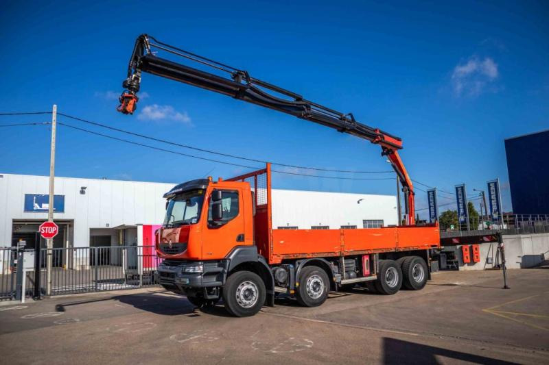 Renault KERAX 380DXI+E5+PK18TM/4EXT - Грузовик бортовой/ Платформа, Автоманипулятор: фото 1 Renault KERAX 380DXI+E5+PK18TM/4EXT - Грузовик бортовой/ Платформа, Автоманипулятор: фото 1