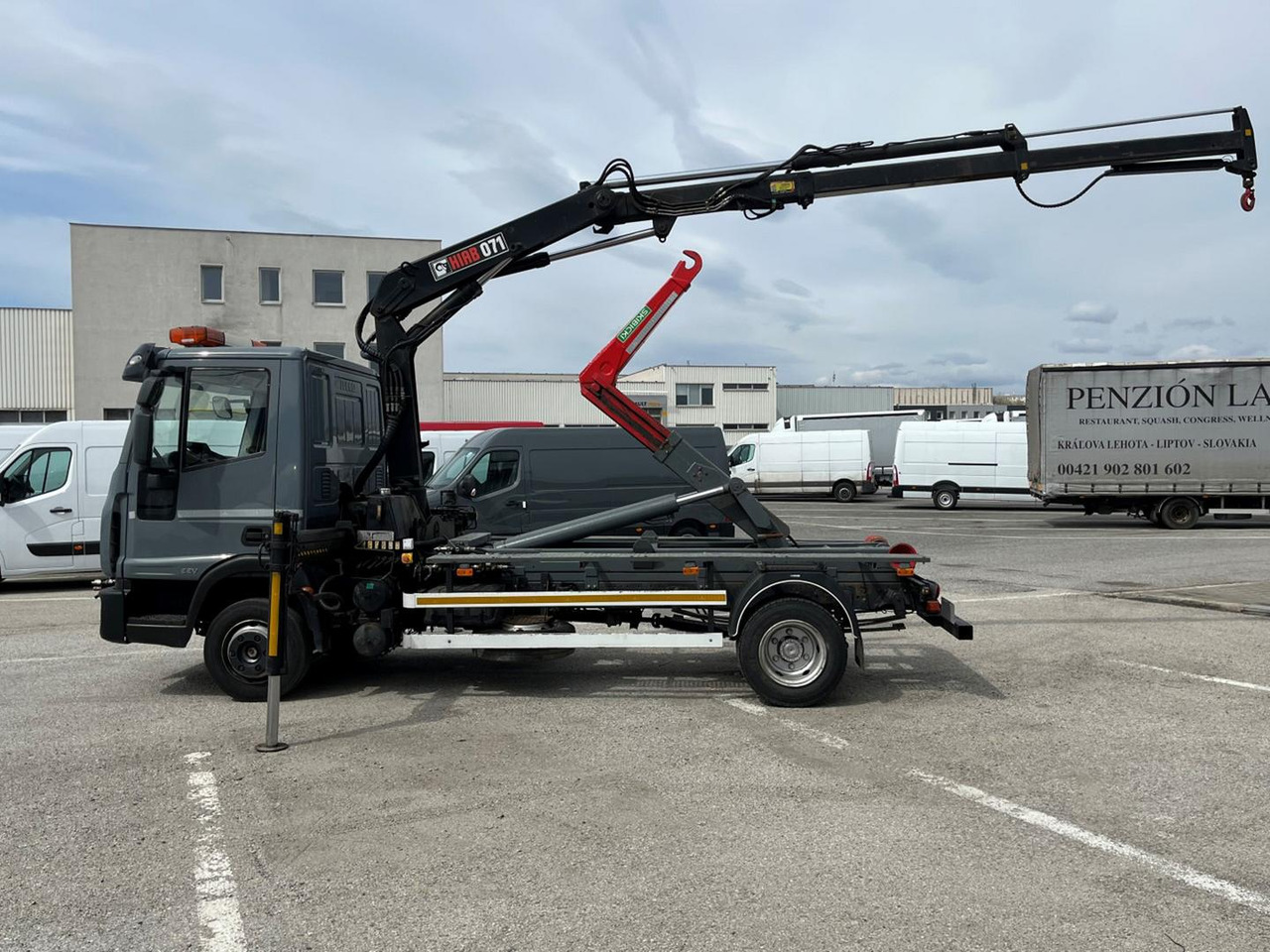 Iveco EuroCargo, 80E18, Hákový nosič kontajnerov в лизинг Iveco EuroCargo, 80E18, Hákový nosič kontajnerov: фото 6