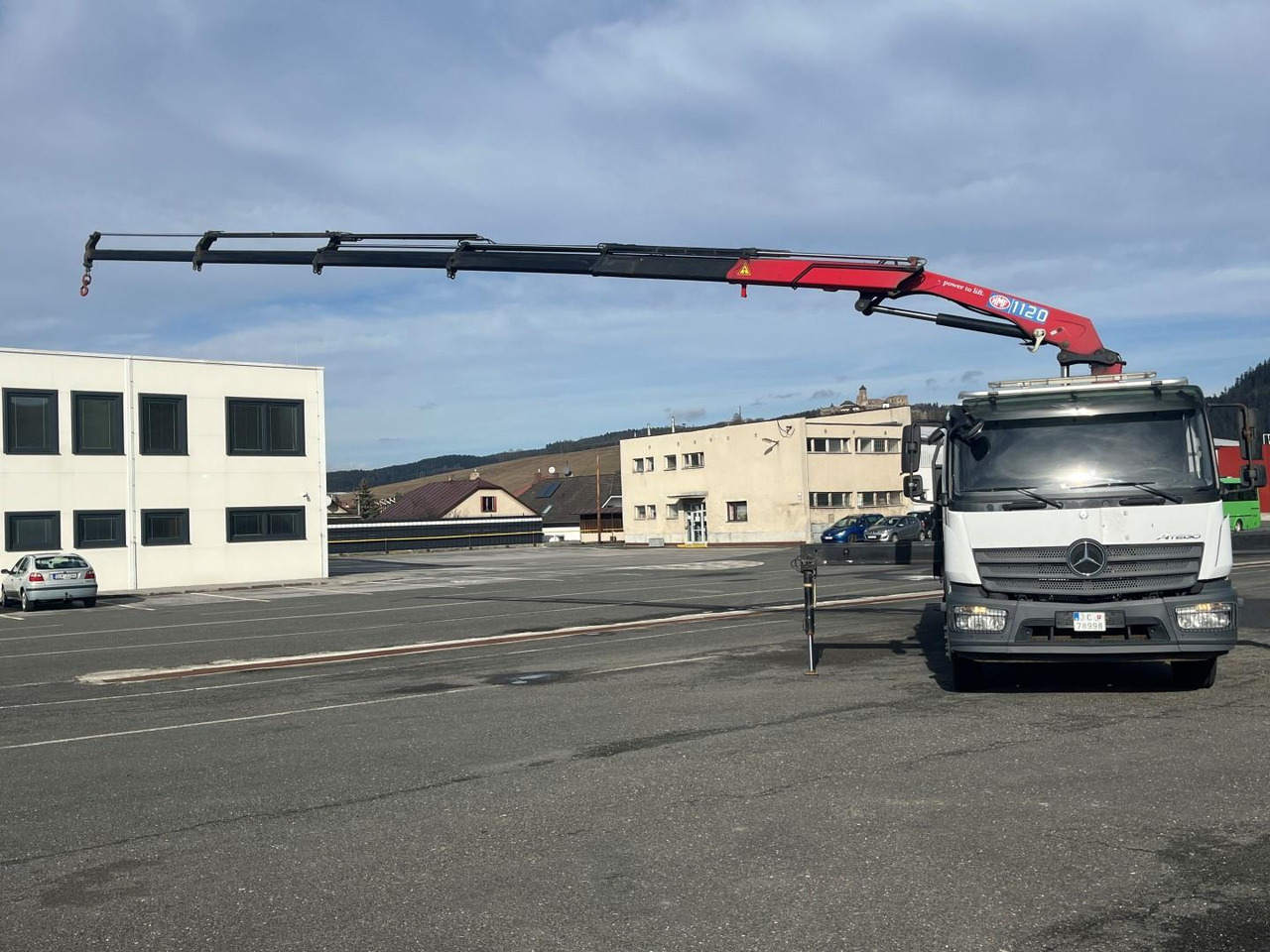 Грузовик бортовой/ Платформа, Автоманипулятор Mercedes truck ATEGO, 1527, Crane HMF 1120 - K5: фото 14