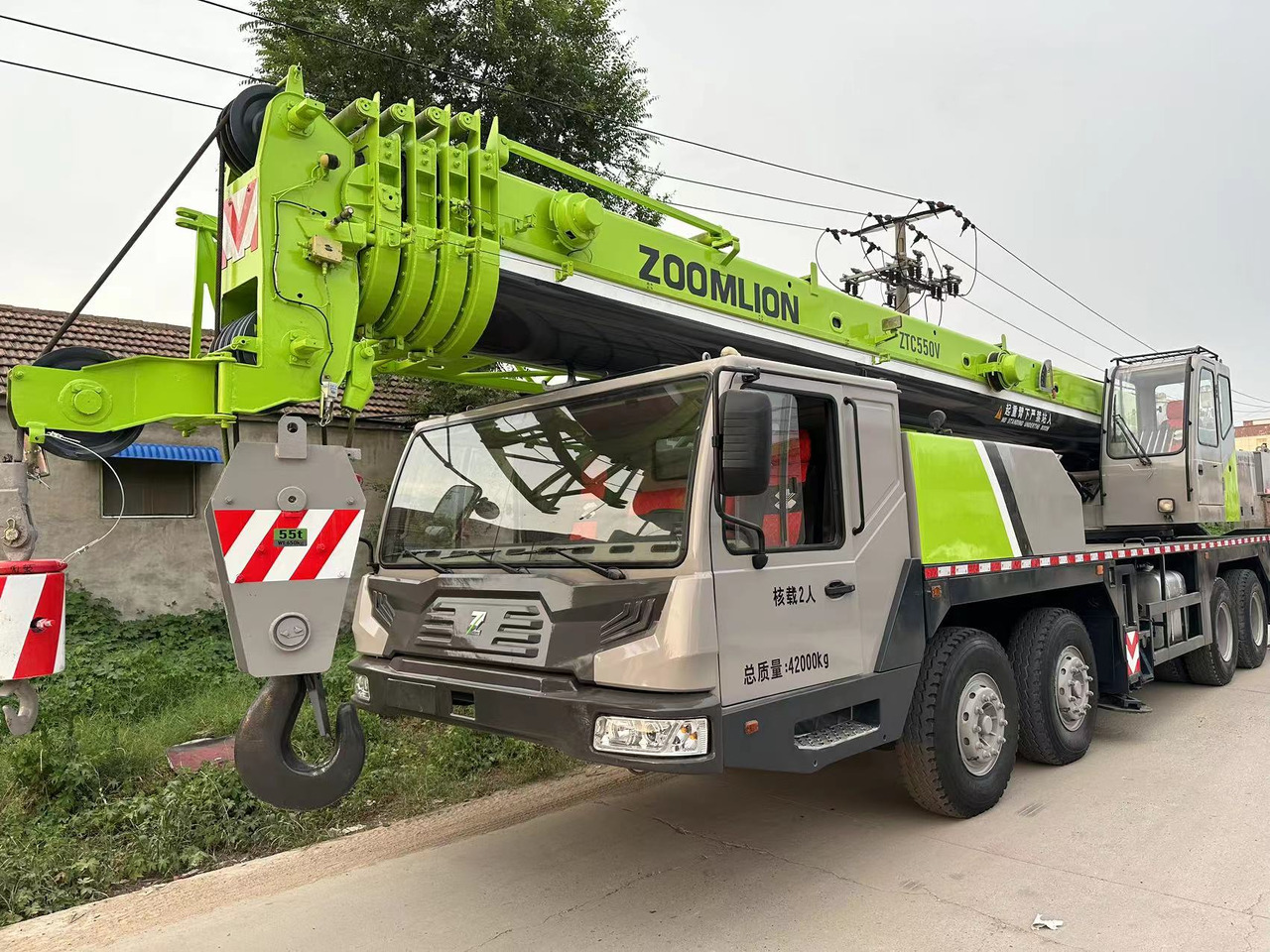 Zoomlion ztc550 used 55ton truck crane - Мобильный кран: фото 1 Zoomlion ztc550 used 55ton truck crane - Мобильный кран: фото 1