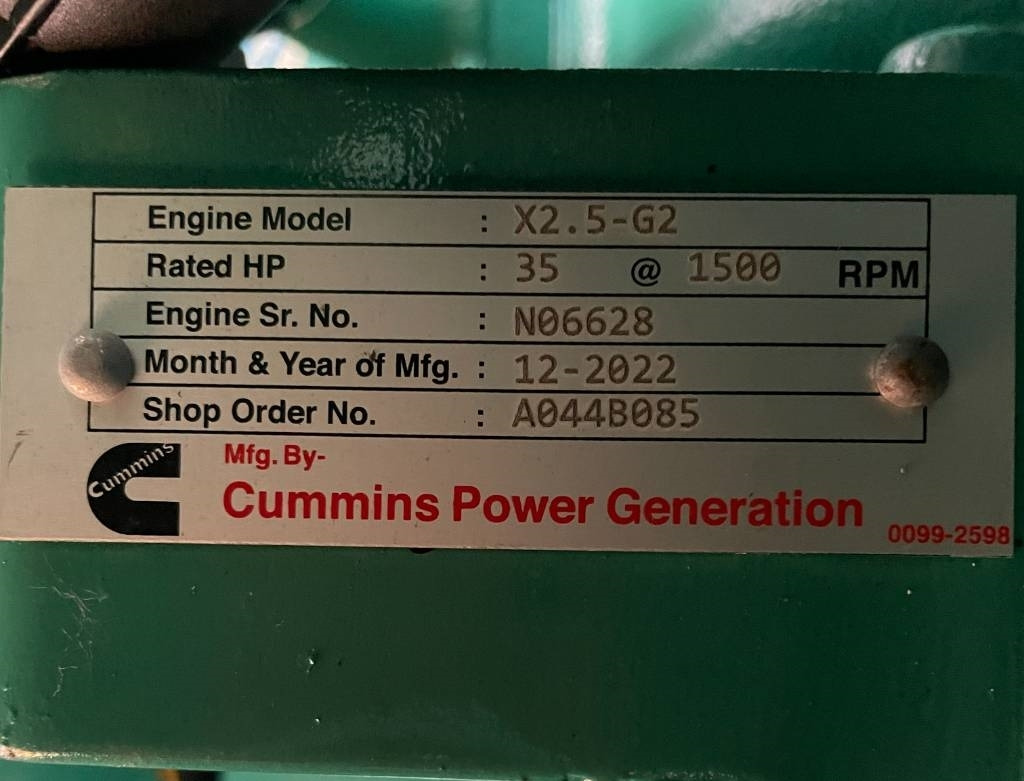 Электрогенератор Cummins C22D5 - 22 kVA Surplus genset - DPX-18501: фото 16