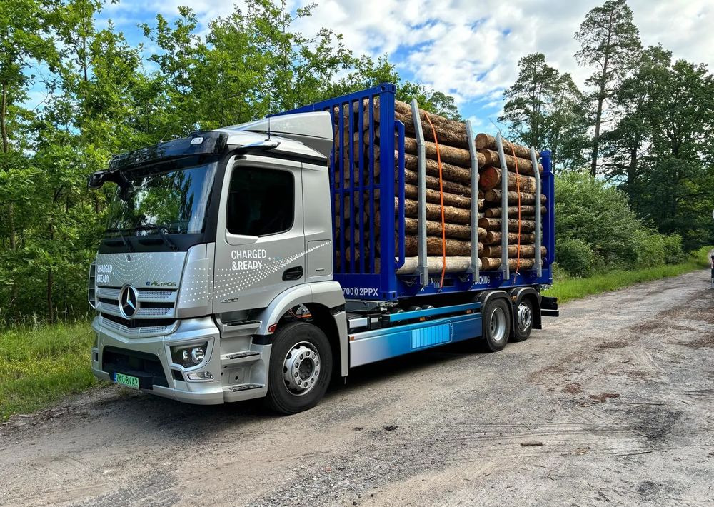 Mercedes-Benz eActros 400 6x2 BDF Elektryczny - Лесовоз, Электрогрузовик: фото 1 Mercedes-Benz eActros 400 6x2 BDF Elektryczny - Лесовоз, Электрогрузовик: фото 1
