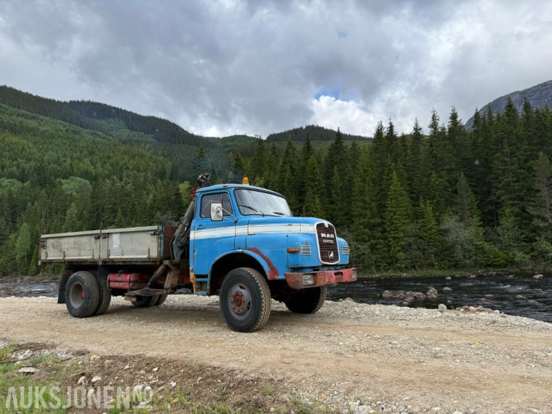 1973 Kranbil - MAN 8.168 HA, 4x4, Plan med tipp - Автоманипулятор: фото 3 1973 Kranbil - MAN 8.168 HA, 4x4, Plan med tipp - Автоманипулятор: фото 3