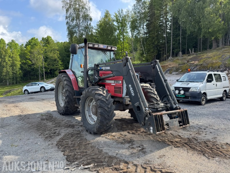1998 Massey Ferguson 6180 Traktor med frontlaster og vendegir - Трактор: фото 4 1998 Massey Ferguson 6180 Traktor med frontlaster og vendegir - Трактор: фото 4
