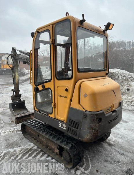 2002 Volvo EC20xt minigraver PUSSESKUFFE TANNSKUFFE MVA FRI 7136 timer - Мини-экскаватор: фото 5 2002 Volvo EC20xt minigraver PUSSESKUFFE TANNSKUFFE MVA FRI 7136 timer - Мини-экскаватор: фото 5