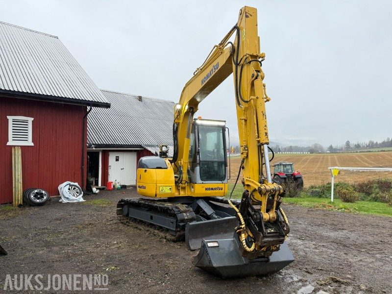 2007 Komatsu Galeo PC78US-6NO 8-tonns gravemaskin, Engcon tiltrotator, gummibelter, skjær, Nasta skuffe, Ledbar - Экскаватор: фото 4 2007 Komatsu Galeo PC78US-6NO 8-tonns gravemaskin, Engcon tiltrotator, gummibelter, skjær, Nasta skuffe, Ledbar - Экскаватор: фото 4