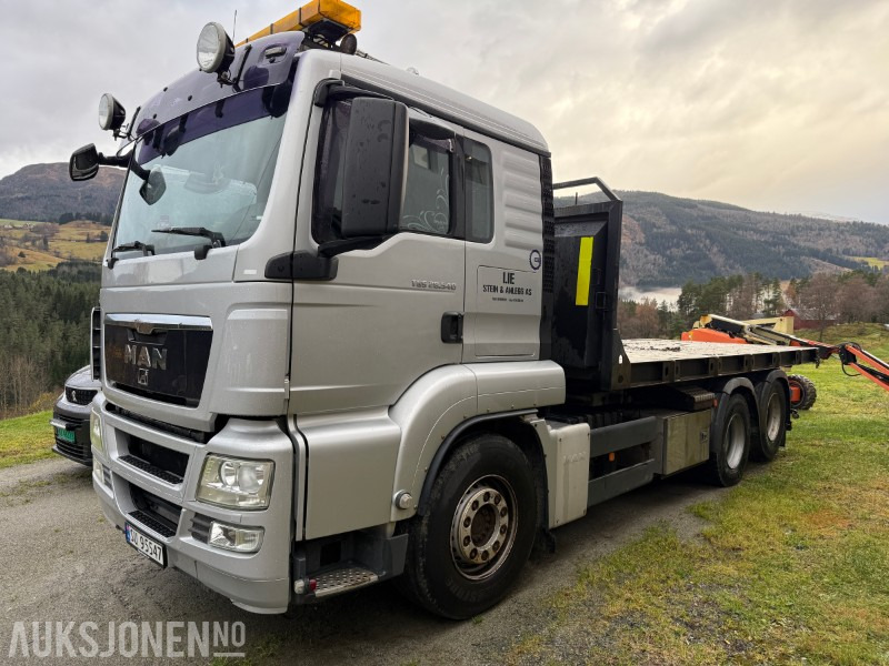 2010 MAN TGS 28.540 krokbil / krokløftbil - maskinflak + krokkasse - Крюковой мультилифт: фото 1 2010 MAN TGS 28.540 krokbil / krokløftbil - maskinflak + krokkasse - Крюковой мультилифт: фото 1