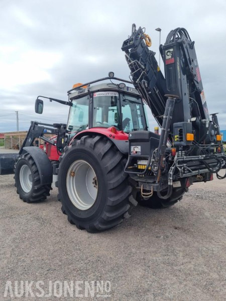 2010 Massey Ferguson 5470 Dyna 4 med Kran - Hiab 122E-5 HiDuo - Gaffler - Skuffe - 1453KM - Трактор: фото 2 2010 Massey Ferguson 5470 Dyna 4 med Kran - Hiab 122E-5 HiDuo - Gaffler - Skuffe - 1453KM - Трактор: фото 2