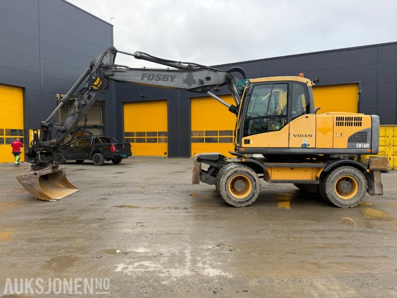 2010 Volvo EW160C HJULGRAVER STEELWRIST X20 TILTROTATOR SERVICEHISTORIKK. - Экскаватор: фото 3 2010 Volvo EW160C HJULGRAVER STEELWRIST X20 TILTROTATOR SERVICEHISTORIKK. - Экскаватор: фото 3