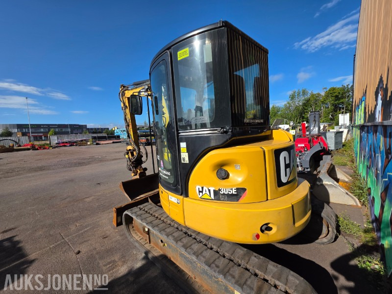 2012 Cat 305E minigraver med pusseskuff - Engcon tiltrotator - Pusseskuff - S40 - Мини-экскаватор: фото 3 2012 Cat 305E minigraver med pusseskuff - Engcon tiltrotator - Pusseskuff - S40 - Мини-экскаватор: фото 3