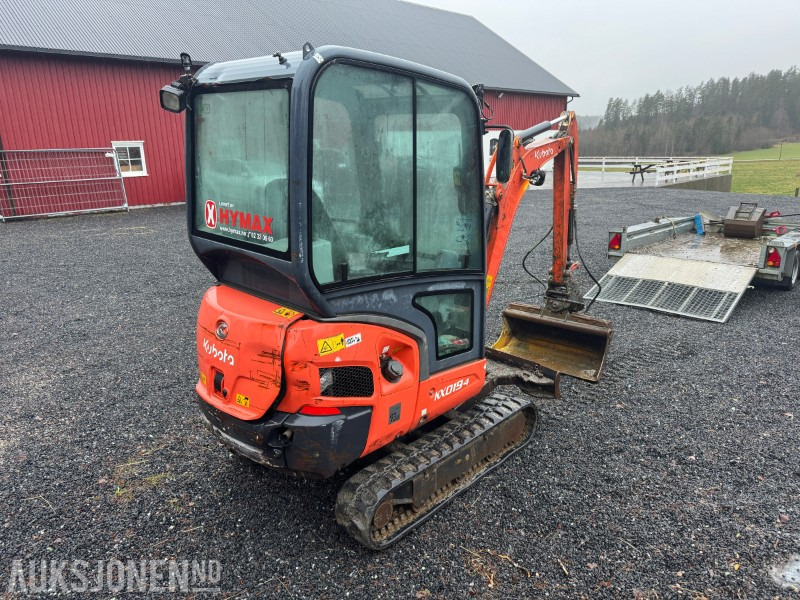 2013 Kubota KX019-4 minigraver m/ Ifor Williams GX maskinhenger - Мини-экскаватор: фото 5 2013 Kubota KX019-4 minigraver m/ Ifor Williams GX maskinhenger - Мини-экскаватор: фото 5