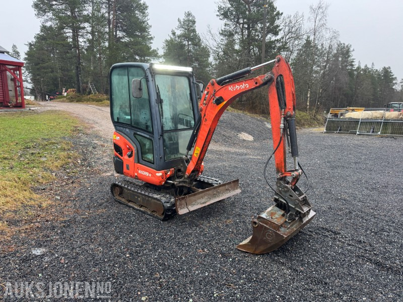 2013 Kubota KX019-4 minigraver m/ Ifor Williams GX maskinhenger - Мини-экскаватор: фото 3 2013 Kubota KX019-4 minigraver m/ Ifor Williams GX maskinhenger - Мини-экскаватор: фото 3