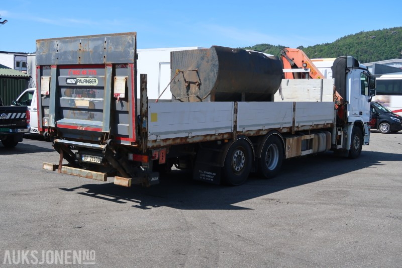 2013 Mercedes-Benz ACTROS 2536 med Palfinger PK165502 kran og baklift - Автоманипулятор: фото 5 2013 Mercedes-Benz ACTROS 2536 med Palfinger PK165502 kran og baklift - Автоманипулятор: фото 5