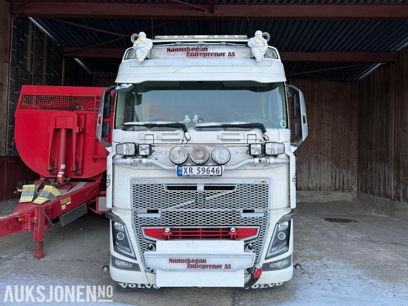 2013 Volvo FH16 750 - 6x2 med henger - Brøyterigget - Boggiløft - Tipphenger - EU godkjent - Euro5 - Самосвал: фото 2 2013 Volvo FH16 750 - 6x2 med henger - Brøyterigget - Boggiløft - Tipphenger - EU godkjent - Euro5 - Самосвал: фото 2