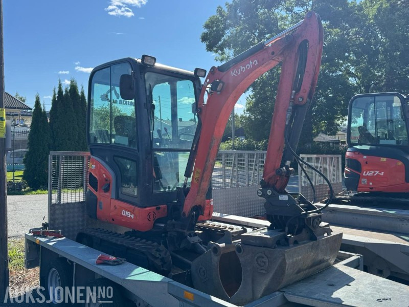 2014 Kubota KX019-4 minigraver med 3 skuffer - Мини-экскаватор: фото 3 2014 Kubota KX019-4 minigraver med 3 skuffer - Мини-экскаватор: фото 3