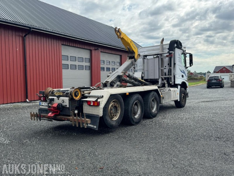 2014 Mercedes-Benz Arocs 32518x4 krokbil med Palfinger T20A knekkbar krokarm 326148km - Крюковой мультилифт: фото 4 2014 Mercedes-Benz Arocs 32518x4 krokbil med Palfinger T20A knekkbar krokarm 326148km - Крюковой мультилифт: фото 4
