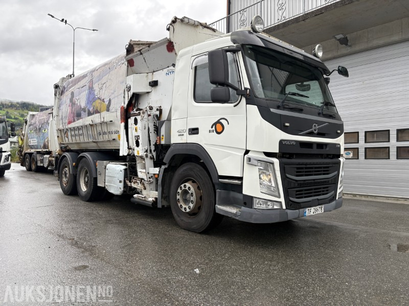 2014 Volvo FM420 EURO 6 sidelaster / komprimatorbil / renovasjonsbil - EU godkjent til 31.08.2026 - Мусоровоз: фото 2 2014 Volvo FM420 EURO 6 sidelaster / komprimatorbil / renovasjonsbil - EU godkjent til 31.08.2026 - Мусоровоз: фото 2