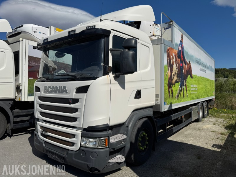 2015 Scania G-serie skapbil med kjøleaggregat og løftelem. Euro 6 - Грузовик с закрытым кузовом: фото 1 2015 Scania G-serie skapbil med kjøleaggregat og løftelem. Euro 6 - Грузовик с закрытым кузовом: фото 1