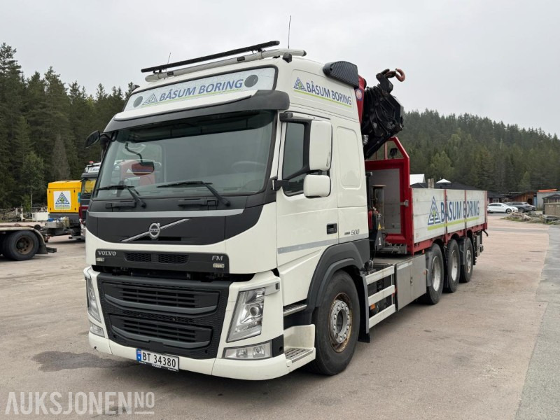 2015 Volvo FM 500 kranbil / 8x4 / HMF 5020-K6 kran med jibb / 88464 km - Автоманипулятор: фото 1 2015 Volvo FM 500 kranbil / 8x4 / HMF 5020-K6 kran med jibb / 88464 km - Автоманипулятор: фото 1