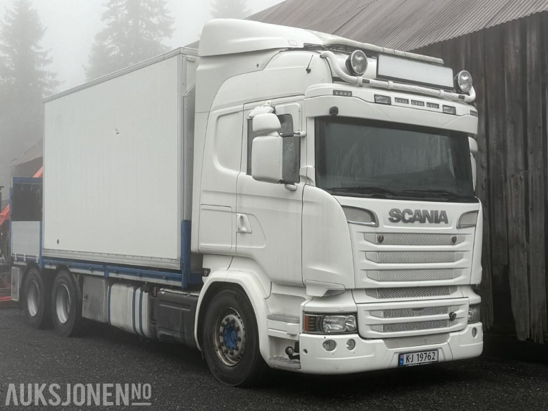 2016 Scania R 520 EURO 6T med bakmontert Palfingerkran - Автоманипулятор: фото 1 2016 Scania R 520 EURO 6T med bakmontert Palfingerkran - Автоманипулятор: фото 1