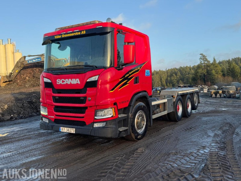 2018 SCANIA G500 TRIDEM KROKBIL JOAB, HARDOX DUMPERKASSE, SERVICEHISTORIKK, 306976 KM - Крюковой мультилифт: фото 2 2018 SCANIA G500 TRIDEM KROKBIL JOAB, HARDOX DUMPERKASSE, SERVICEHISTORIKK, 306976 KM - Крюковой мультилифт: фото 2