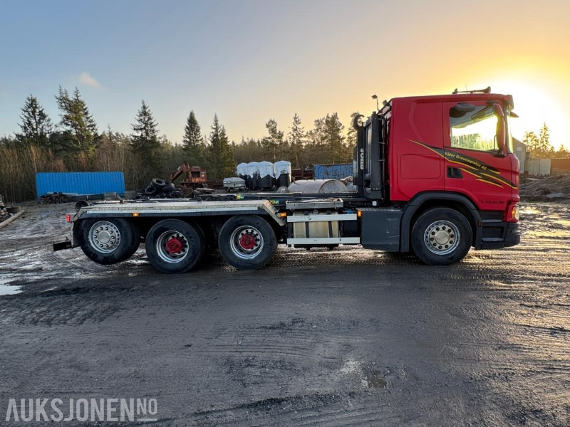 2018 SCANIA G500 TRIDEM KROKBIL JOAB, HARDOX DUMPERKASSE, SERVICEHISTORIKK, 306976 KM - Крюковой мультилифт: фото 5 2018 SCANIA G500 TRIDEM KROKBIL JOAB, HARDOX DUMPERKASSE, SERVICEHISTORIKK, 306976 KM - Крюковой мультилифт: фото 5