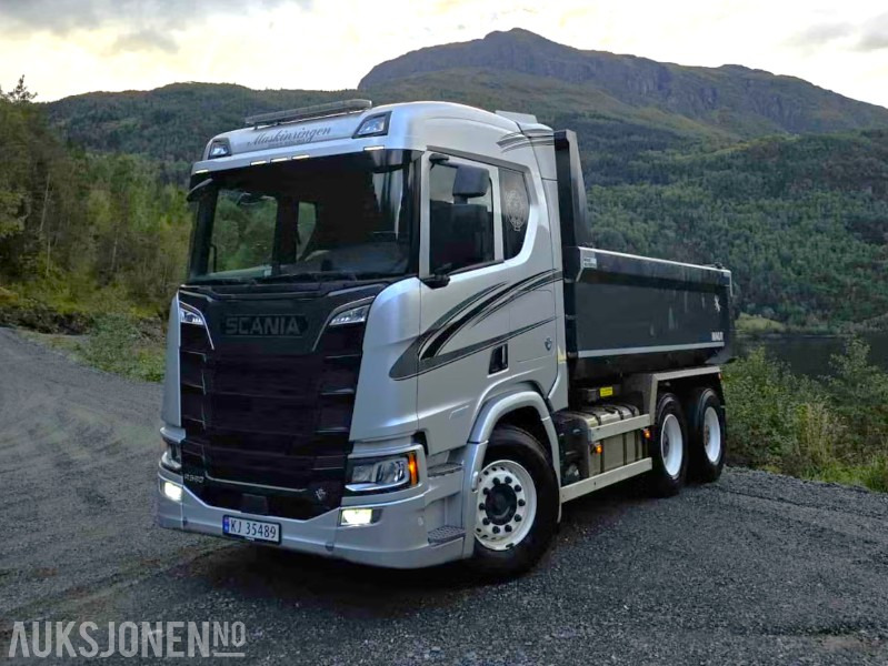 2018 Scania R580 tippbil - 396 357 km - EU ok til 30.09.2026 - Самосвал: фото 1 2018 Scania R580 tippbil - 396 357 km - EU ok til 30.09.2026 - Самосвал: фото 1