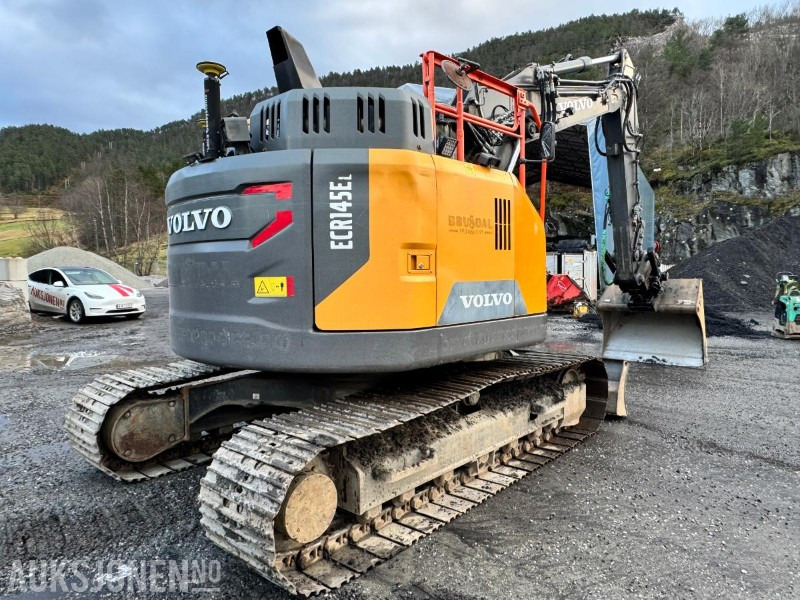 2018 Volvo ECR145EL - 16,5 tonns gravemaskin - Knekkbom - Leica GPS - Sentralsmøring - Bunkringspumpe - 2 skuffer - Sertifiseres før salg - Экскаватор: фото 4 2018 Volvo ECR145EL - 16,5 tonns gravemaskin - Knekkbom - Leica GPS - Sentralsmøring - Bunkringspumpe - 2 skuffer - Sertifiseres før salg - Экскаватор: фото 4