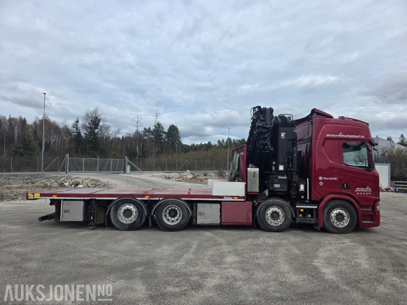 2019 Scania R-serie 580 kranbil / EURO 6 / Topp utstyrt / servicehistorikk / HIAB-kran 858, 80 Tm / Nylig EU - Автоманипулятор: фото 5 2019 Scania R-serie 580 kranbil / EURO 6 / Topp utstyrt / servicehistorikk / HIAB-kran 858, 80 Tm / Nylig EU - Автоманипулятор: фото 5