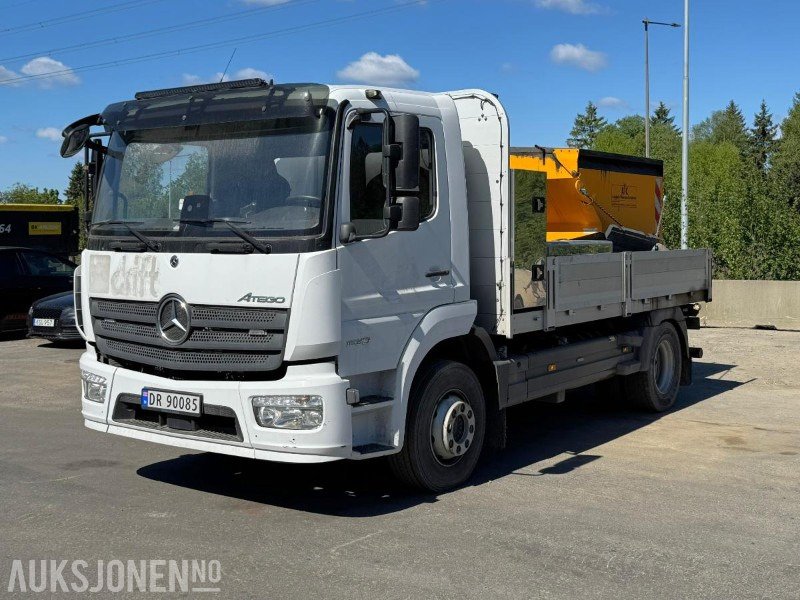 2021 Mercedes-Benz Atego 1530 lappebil/asfaltcontainer/hengsrød plan/adaptiv cruisecontrol/kamera - Грузовик бортовой/ Платформа: фото 1 2021 Mercedes-Benz Atego 1530 lappebil/asfaltcontainer/hengsrød plan/adaptiv cruisecontrol/kamera - Грузовик бортовой/ Платформа: фото 1
