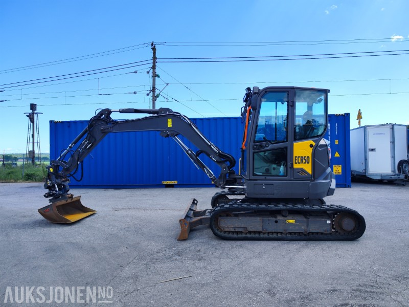 2022 Volvo ECR50F – Velutstyrt kompaktgraver, kun 728 timer - Мини-экскаватор: фото 1 2022 Volvo ECR50F – Velutstyrt kompaktgraver, kun 728 timer - Мини-экскаватор: фото 1