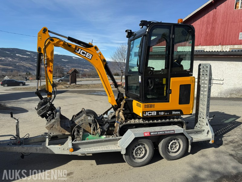 2024 JCB 19 C-1 MINIGRAVER, 3 SKUFFER, PIGGHAMMER, MASKINHENGER, KUN 200 TIMER, UTVIDET GARANTI - Мини-экскаватор: фото 1 2024 JCB 19 C-1 MINIGRAVER, 3 SKUFFER, PIGGHAMMER, MASKINHENGER, KUN 200 TIMER, UTVIDET GARANTI - Мини-экскаватор: фото 1