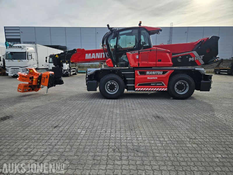 2025 NY - Manitou MRT 2660. Vinsj, Mannskapskurv, Beskjæringsklo/ sag , Gafler - Телескопический погрузчик: фото 1 2025 NY - Manitou MRT 2660. Vinsj, Mannskapskurv, Beskjæringsklo/ sag , Gafler - Телескопический погрузчик: фото 1