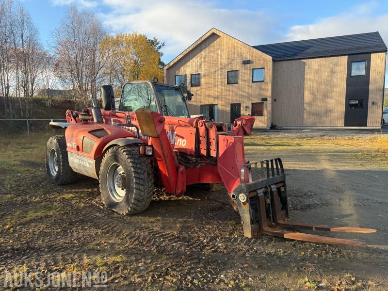 Manitou MT1740 - Mannskapskurv - Pallegaffler - 8329t - Телескопический погрузчик: фото 1 Manitou MT1740 - Mannskapskurv - Pallegaffler - 8329t - Телескопический погрузчик: фото 1