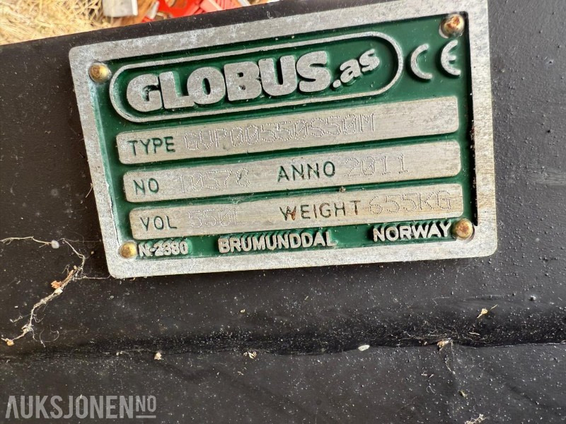 Globus pusskuffe med sving på 550 liter og S50 feste - Навесное оборудование для Строительной техники: фото 4 Globus pusskuffe med sving på 550 liter og S50 feste - Навесное оборудование для Строительной техники: фото 4
