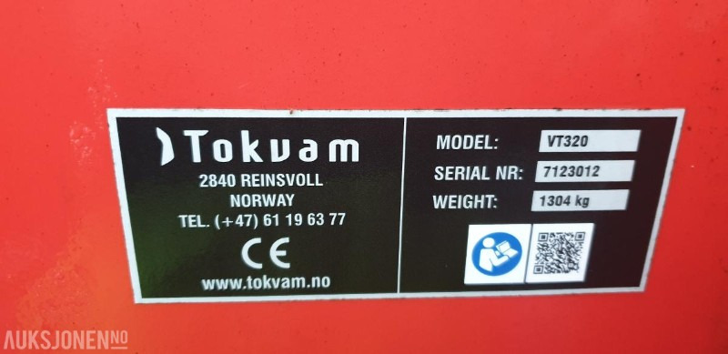2024 Tokvam VT320 - Сельскохозяйственная техника: фото 3 2024 Tokvam VT320 - Сельскохозяйственная техника: фото 3