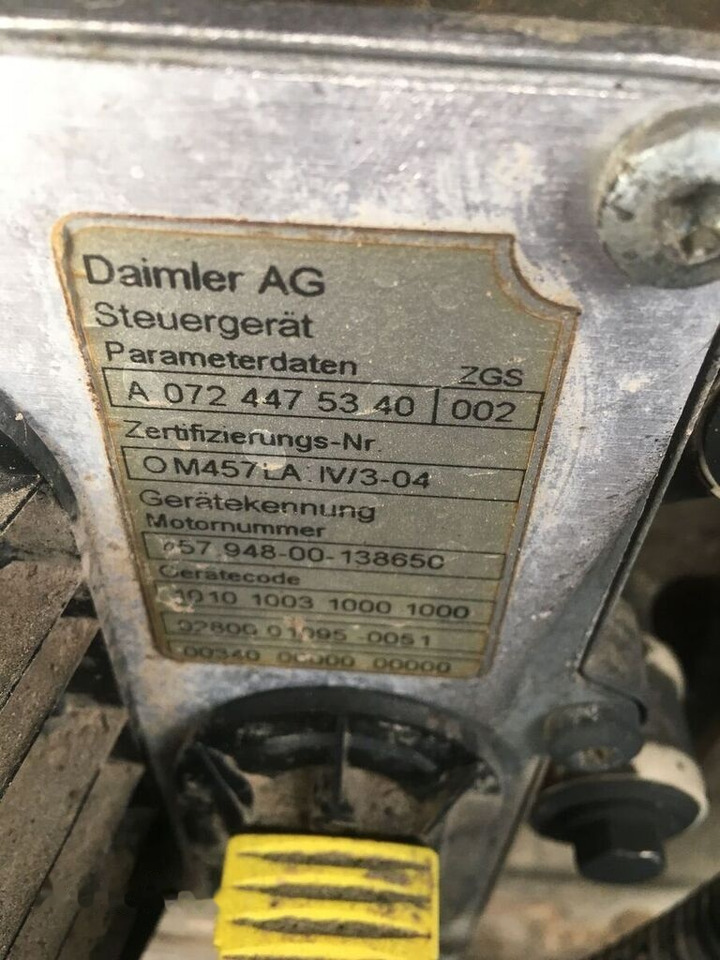 OM457LA Mercedes-Benz Axor truck - Двигатель для Грузовиков: фото 5 OM457LA Mercedes-Benz Axor truck - Двигатель для Грузовиков: фото 5