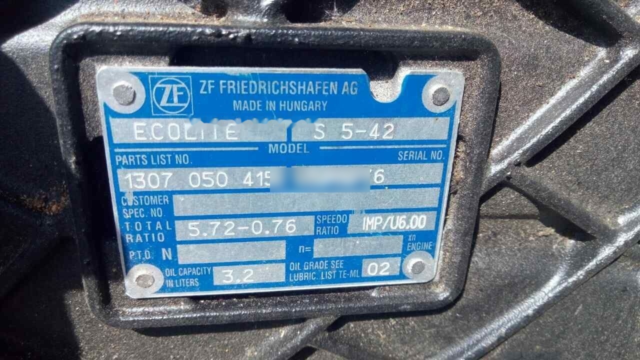 ZF S5-42   MAN - Коробка передач для Грузовиков: фото 2 ZF S5-42   MAN - Коробка передач для Грузовиков: фото 2