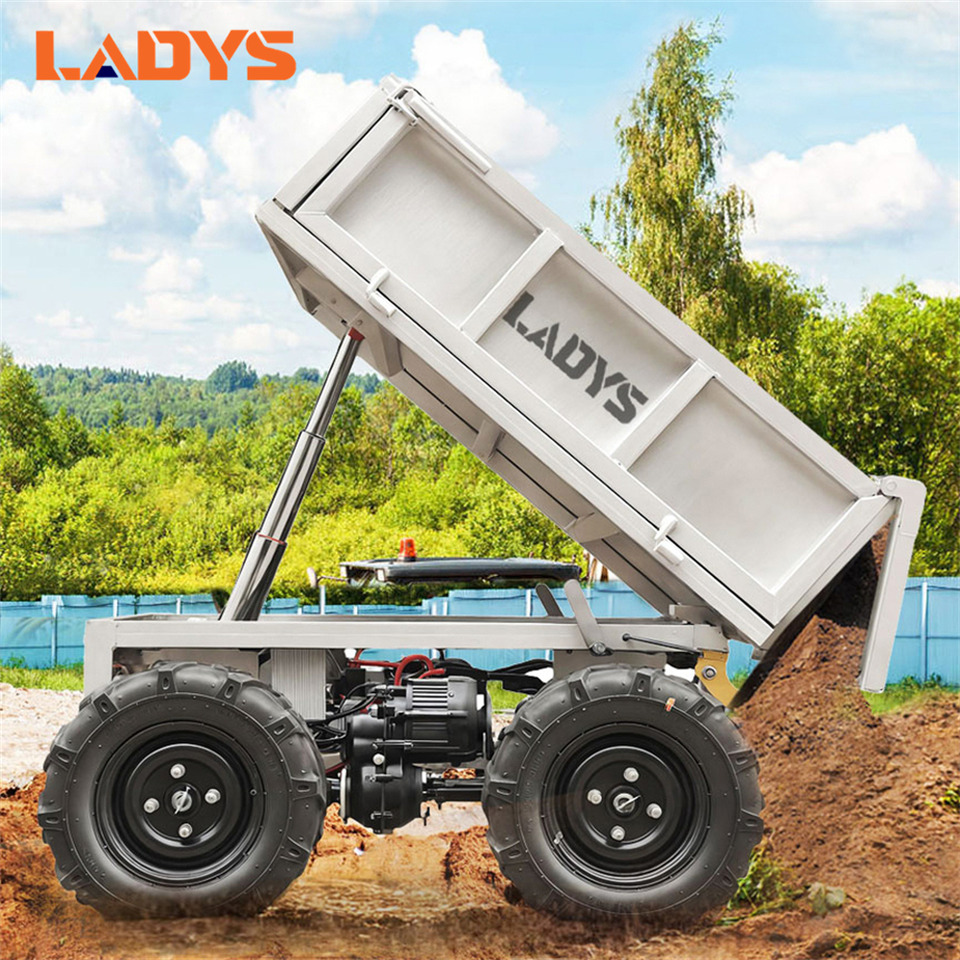 LADYS All-Terrain Four-Wheel Drive And Eight-Wheel Drive Transport Truck, Mountain Area Farm Orchard Greenhouse Construction Site Creeper Remote Control Electric Agricultural Transport Vehicle - Квадроцикл: фото 3 LADYS All-Terrain Four-Wheel Drive And Eight-Wheel Drive Transport Truck, Mountain Area Farm Orchard Greenhouse Construction Site Creeper Remote Control Electric Agricultural Transport Vehicle - Квадроцикл: фото 3