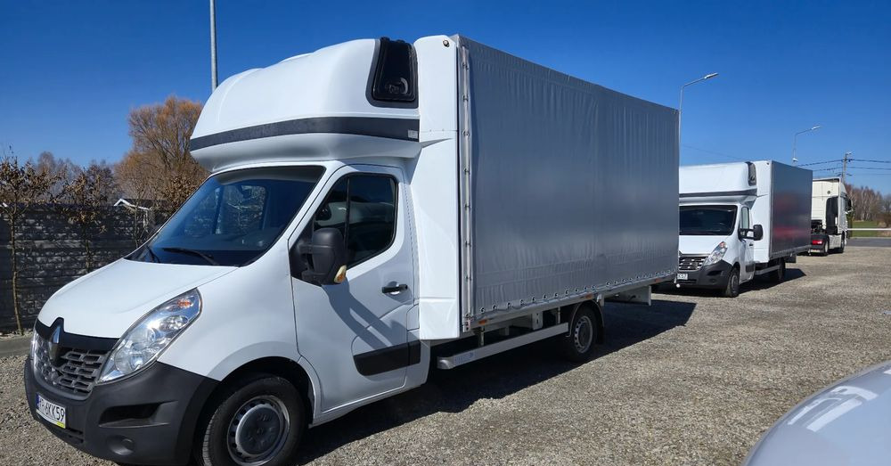 Renault Master 2x +zabudowa 12 palet-reg wysokości Spanie XXL - Тентованный фургон: фото 2 Renault Master 2x +zabudowa 12 palet-reg wysokości Spanie XXL - Тентованный фургон: фото 2