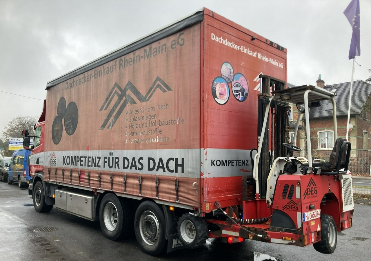 Inna Inny Scania G320 Wózek PALFINGER Firanka Plandeka plandeka Moffett 2012 - Тентованный фургон: фото 2 Inna Inny Scania G320 Wózek PALFINGER Firanka Plandeka plandeka Moffett 2012 - Тентованный фургон: фото 2