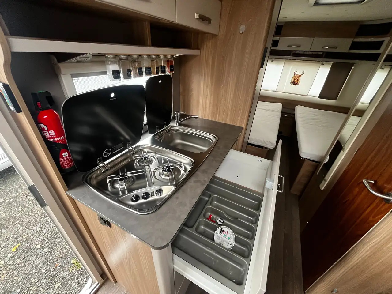 Новый Прицеп дача Bürstner Premio 530 TL Mover Dachklimaanlage Einzelbetten: фото 15