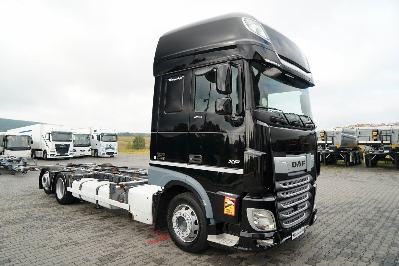DAF XF 480 / BDF / 6X2 / SSC / I-PARK COOL / OŚ POD - Грузовик-контейнеровоз/ Сменный кузов: фото 4 DAF XF 480 / BDF / 6X2 / SSC / I-PARK COOL / OŚ POD - Грузовик-контейнеровоз/ Сменный кузов: фото 4