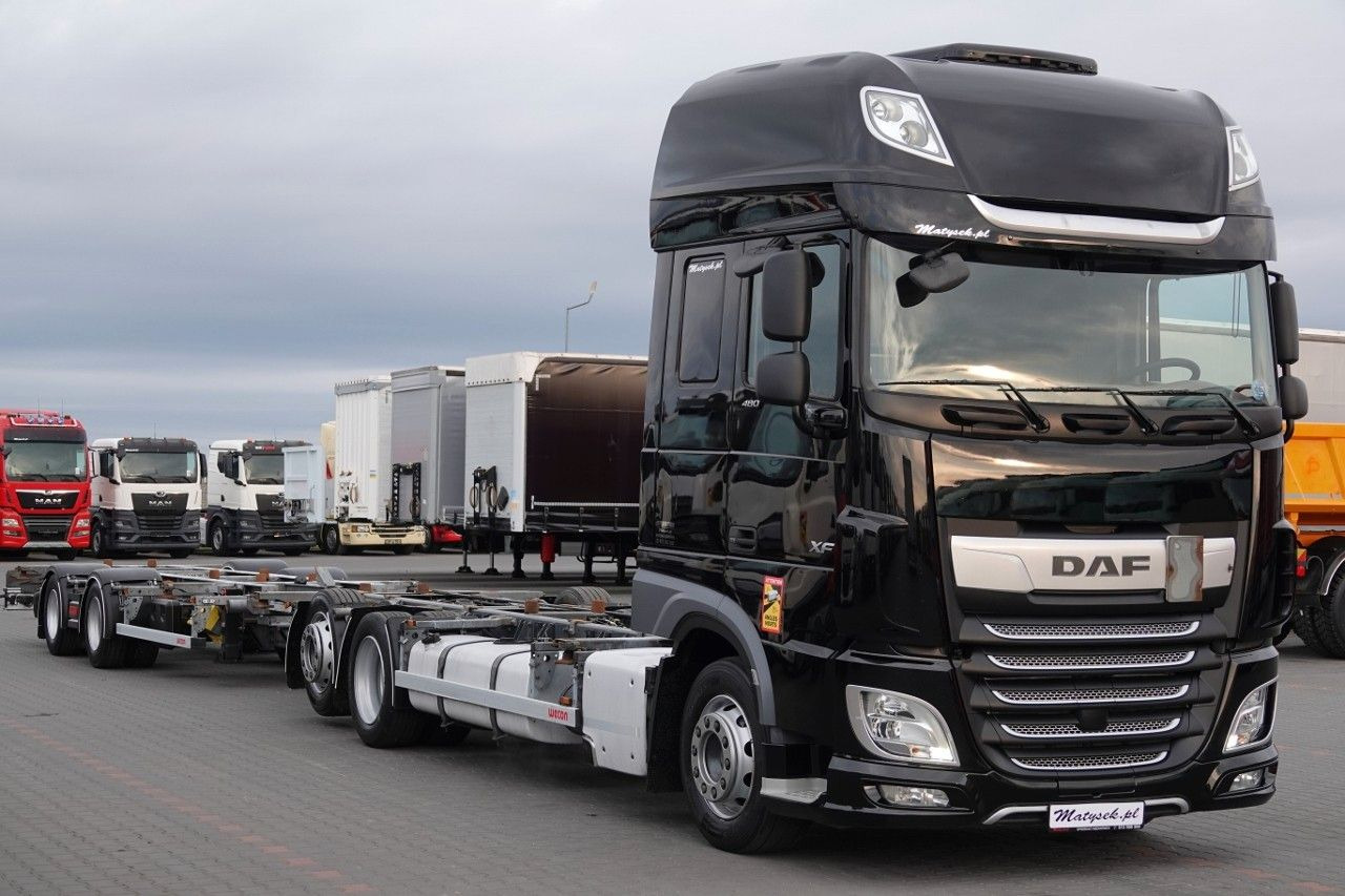 DAF XF 480 / BDF / ZESTAW TANDEM / 2019 / PO KONTRAK - Грузовик-контейнеровоз/ Сменный кузов: фото 1 DAF XF 480 / BDF / ZESTAW TANDEM / 2019 / PO KONTRAK - Грузовик-контейнеровоз/ Сменный кузов: фото 1
