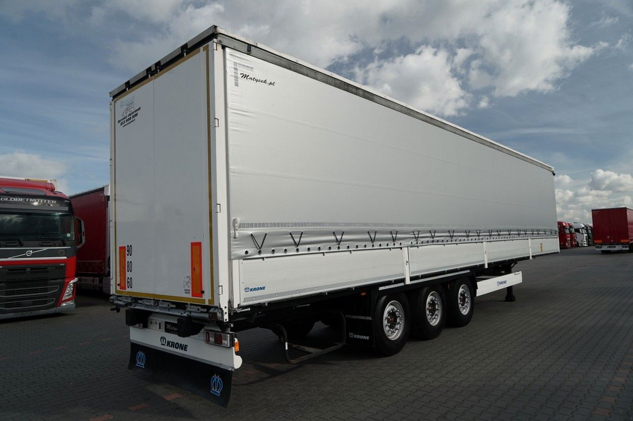 Тентованный полуприцеп Krone FIRANKA / BURTOWA / OŚ PODNOSZONA / SAF / STANDA: фото 7